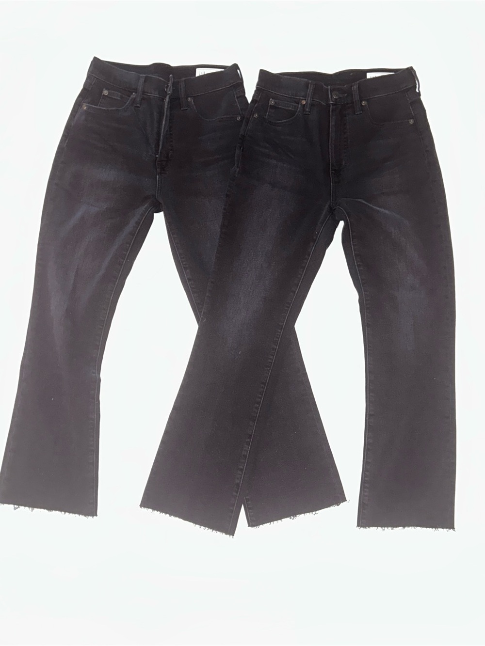 2pairs GAP Women's Black Bootcut Jeans 4Long